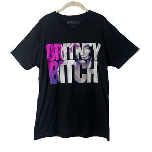 Britney Spears Collection T-shirt Size L Black Band Merch Graphic Size L